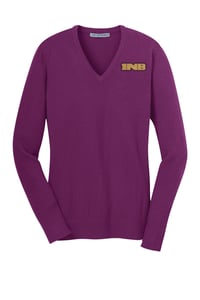 Image 3 of Port Authority Ladies V-Neck Sweater LSW285