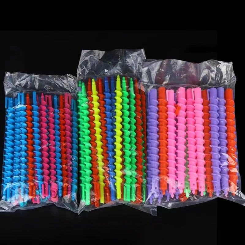 Spiral Plastic Perm Stick Magic Curly Roller Hair Bars A Professional Hairstyle Tool