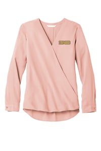 Image 2 of Port Authority Ladies Wrap Blouse LW702