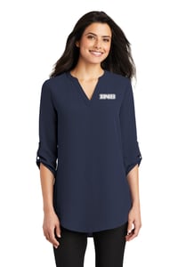 Image 3 of Port Authority Ladies 3/4 Sleeve Tunic Blouse. LW701