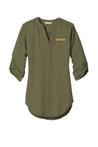 Image 2 of Port Authority Ladies 3/4 Sleeve Tunic Blouse LW701