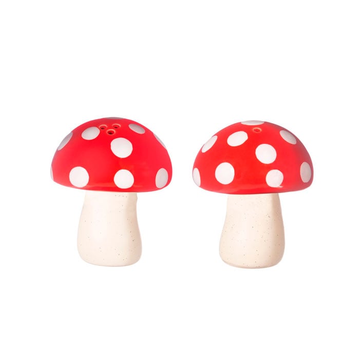 Salero y pimentero "Amanitas"