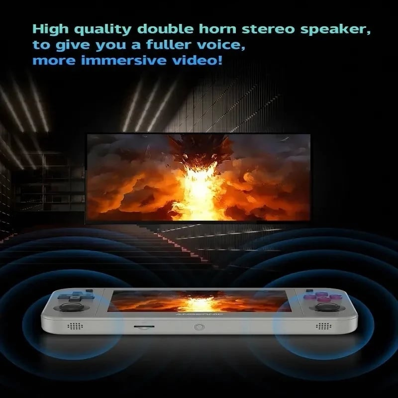 ANBERNIC RG505 RG503 Retro Handheld Game Console 4.95 Inch 