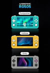 ANBERNIC RG505 RG503 Retro Handheld Game Console 4.95 Inch 