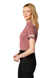 Image 1 of Port Authority Ladies Heathered Silk Touch  Performance Polo. LK542