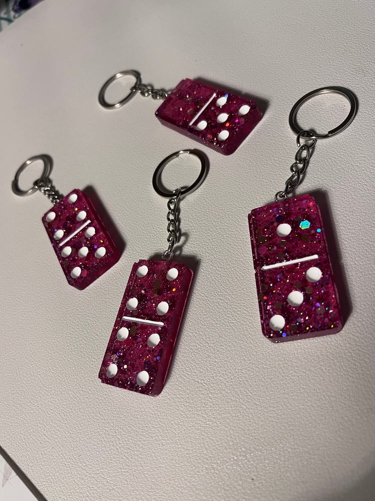 Image of Domino keyring