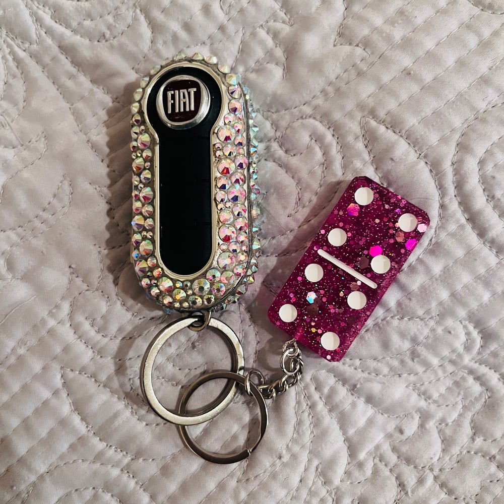 Image of Domino keyring