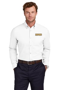 Image 3 of Brooks Brothers Wrinkle Free Stretch Pinpoint Shirt BB18000