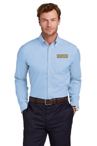 Image 4 of Brooks Brothers Wrinkle Free Stretch Pinpoint Shirt BB18000