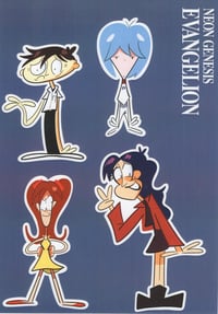 Neon Genesis Evangelion Mini Sticker Sheet 