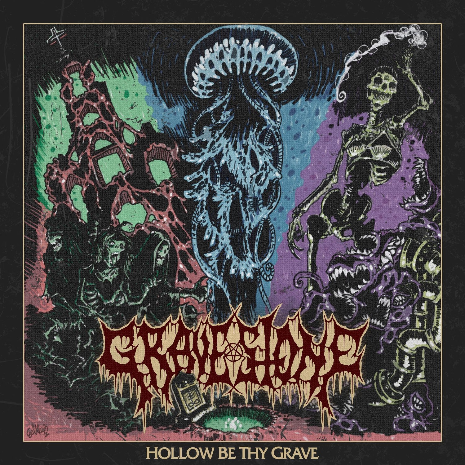 Image of Gravestone – Hollow be thy Grave CD