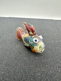 Image 3 of Sarah Krunk Dry Pipe - Milli Fish with Orange Tail