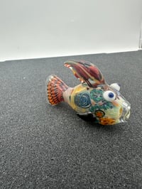 Image 2 of Sarah Krunk Dry Pipe - Milli Fish with Orange Tail