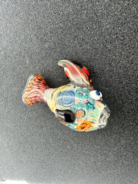 Image 4 of Sarah Krunk Dry Pipe - Milli Fish with Orange Tail