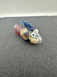 Image 1 of Sarah Krunk Fish Dry Pipe Milli with Red Tail