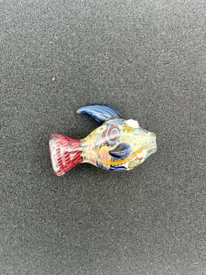 Image of Sarah Krunk Fish Dry Pipe Milli with Red Tail