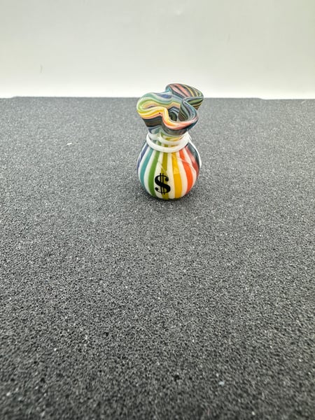 Image of Rainbow Money Bag - JAG Glass #22