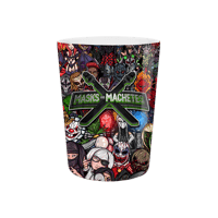 Masks & Machetes Ceramic Shot Glass