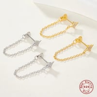 Image 1 of 18K Gold Plated Sterling Silver Earrings