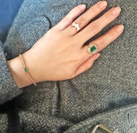 Image 4 of Deco Emerald Statement Ring