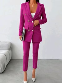 Double Breasted Blazer & Pants