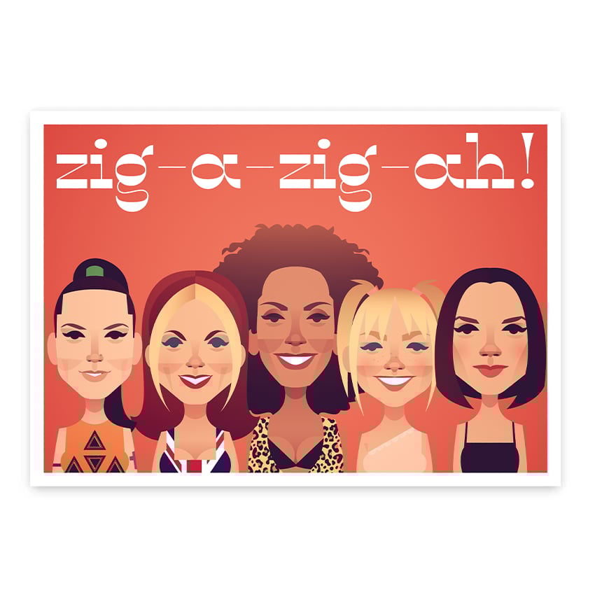 Sporty, Ginger, Scary, Baby & Posh