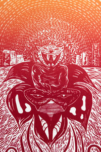 Image 2 of Jaguar Meditation Serigraph