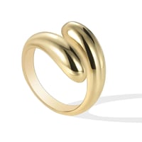 Image 4 of 18K Gold Plated Open Ring