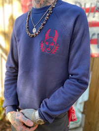 Masked Reveler Sweatshirt - Navy