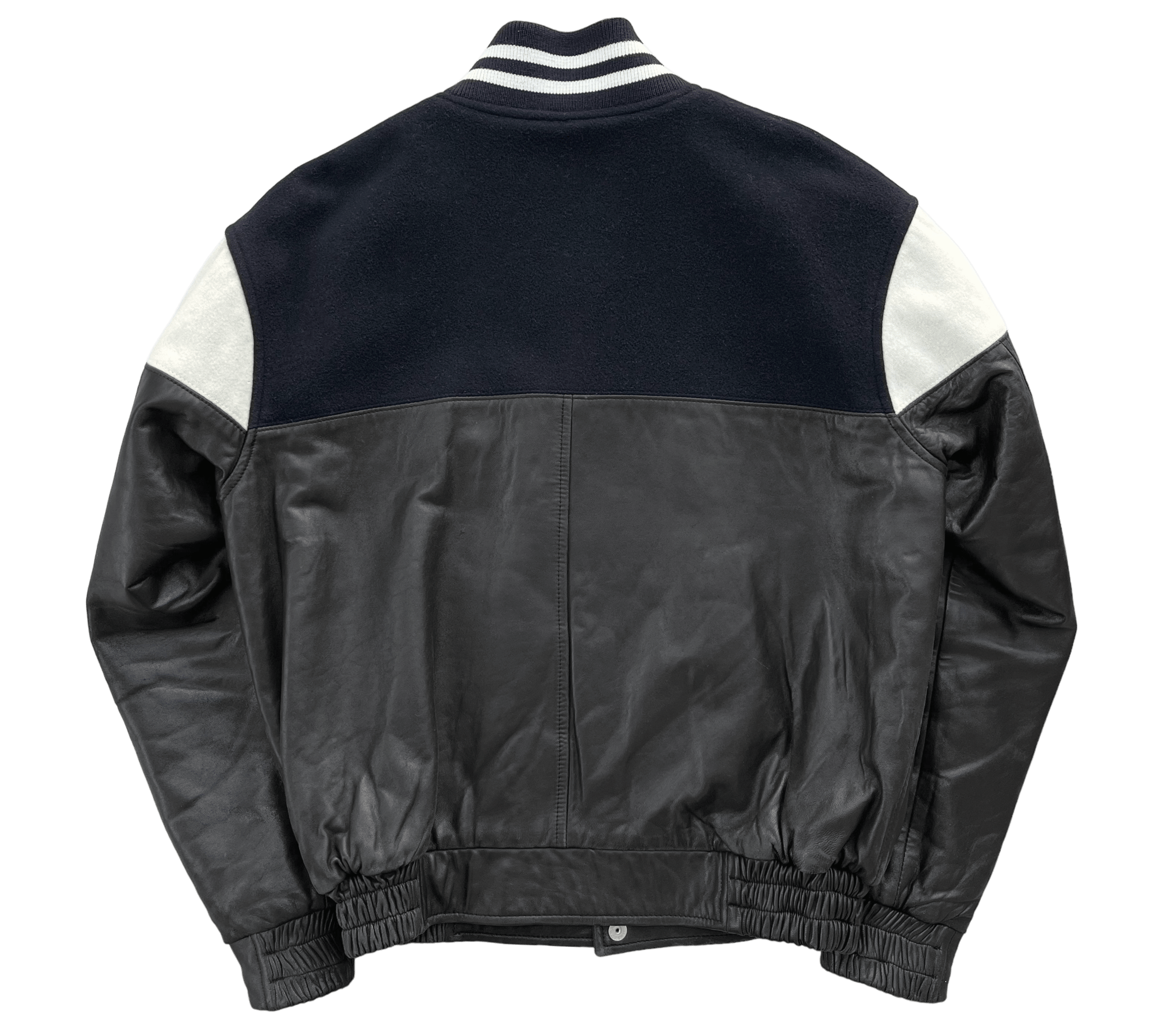 12 Phenomenon Hybrid Varsity Leather Jacket - M | neverlandsupply