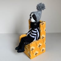 Image 3 of Boston Terrier Doll - Yellow Chair : C