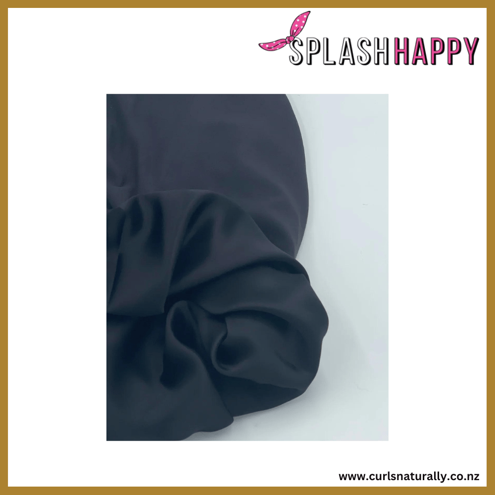 Image of Splash Happy Silk-Lined SLEEP PROTECTION 'Black'