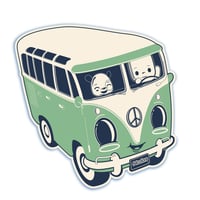 Image 1 of Marshall & Gumdrop Happy Van Sticker