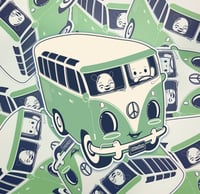 Image 2 of Marshall & Gumdrop Happy Van Sticker