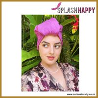 Image 1 of Splash Happy Silk-Lined SLEEP PROTECTION 'Purple Rain'