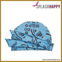 Image 2 of Splash Happy SHOWER CAP 'Navy & Blue Eye'