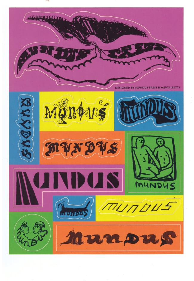Mundus Stickers made with MEWO