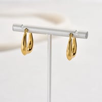 Image 1 of 18K Gold Plated Hoop Earrings