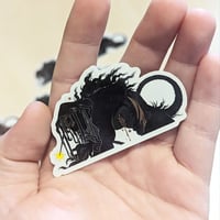 Image 2 of Holographic Wounded Unicorn Sticker
