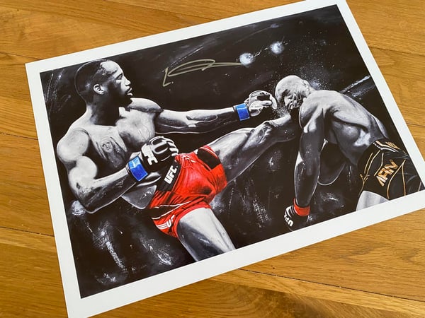 Image of LEON EDWARDS - SIGNED PRINT