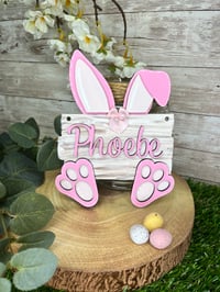 Image 2 of Personalised Bunny Sign