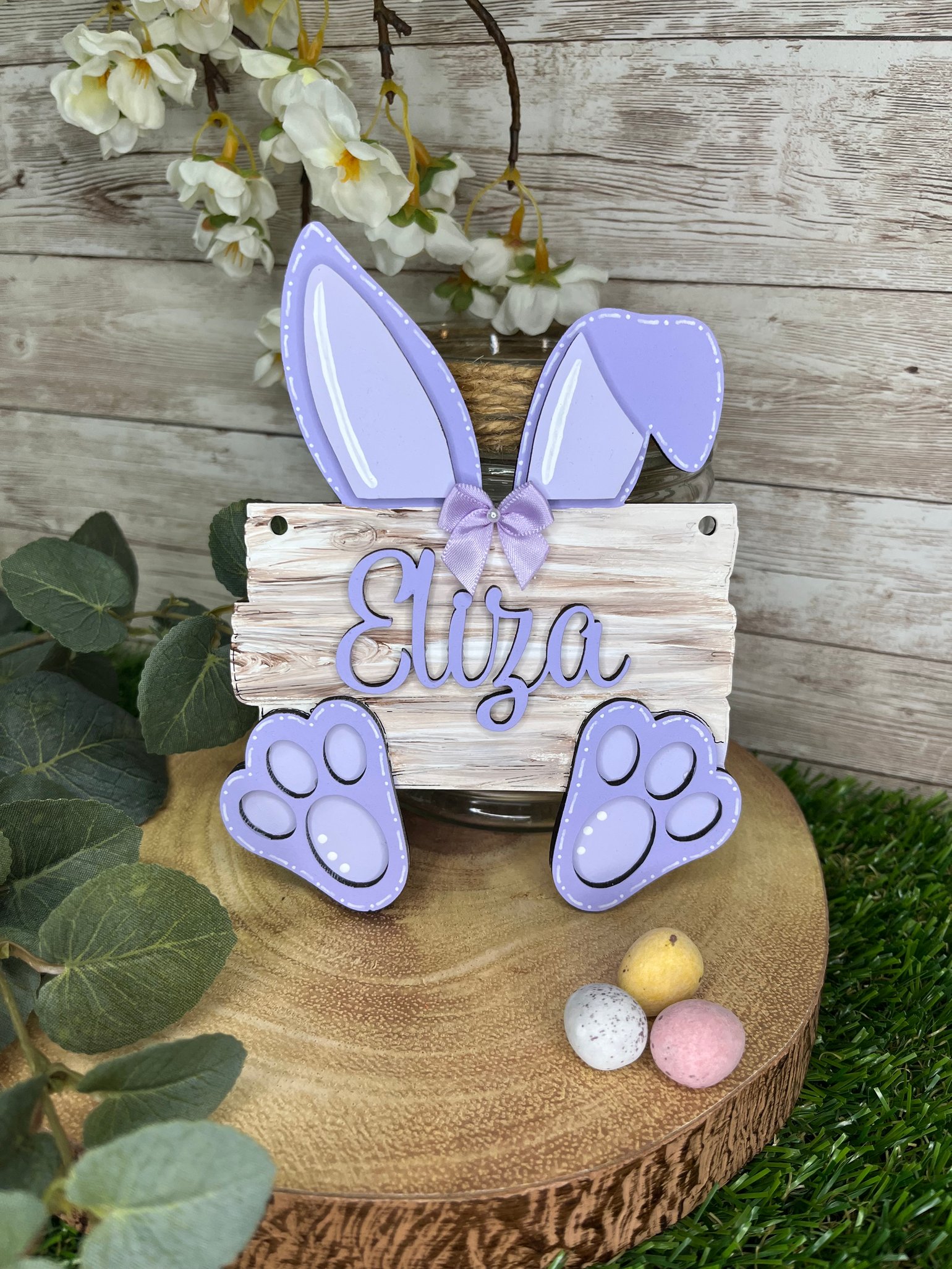 Image of Personalised Bunny Sign
