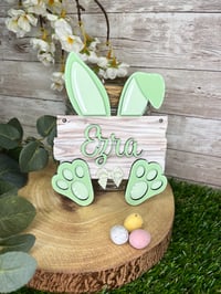 Image 3 of Personalised Bunny Sign