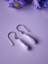 Image 2 of Mother of Pearl Earrings | Dangle Earrings