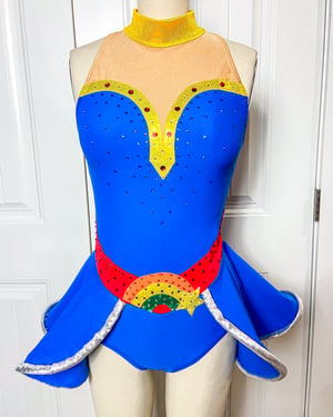 Image of "Brite Rainbow" Bustle Leotard - Ready to Ship