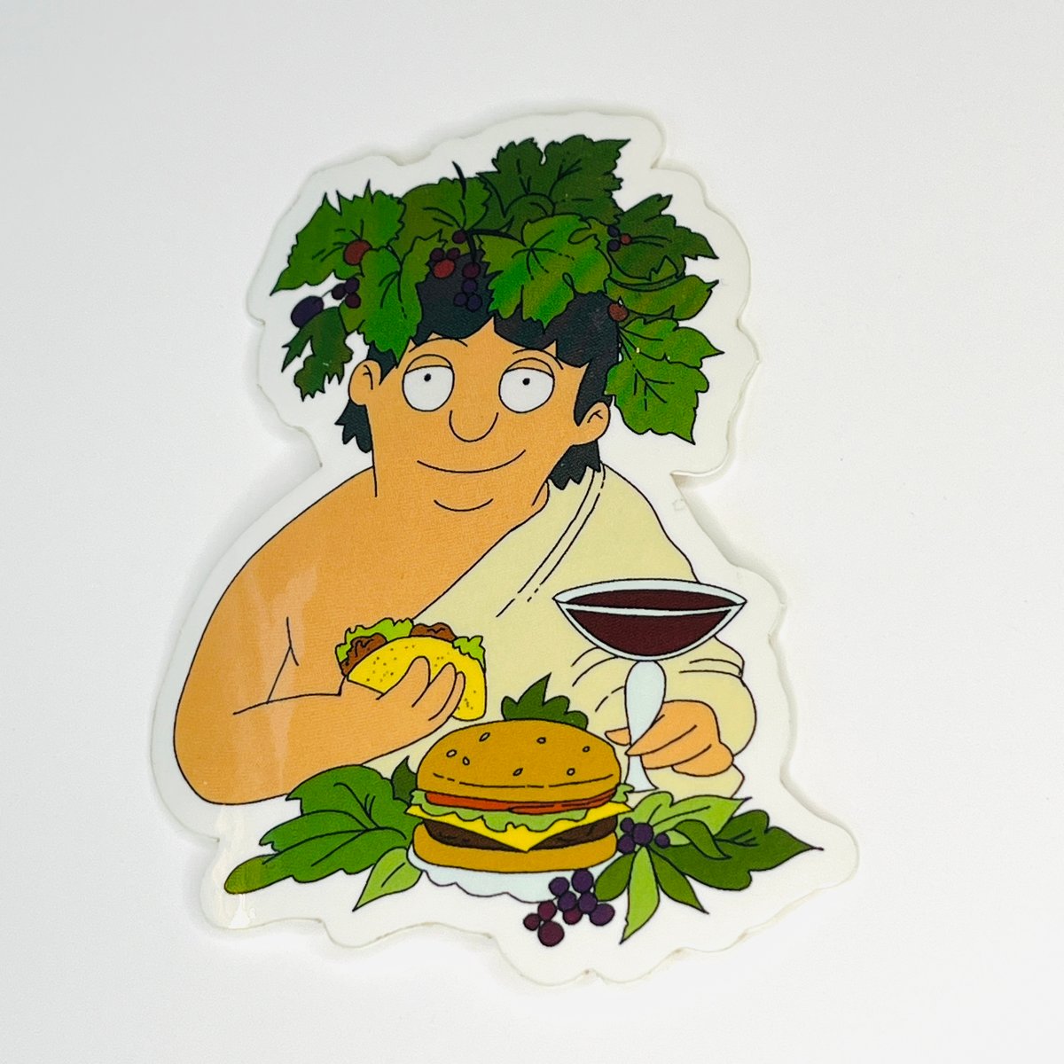 Image of Gene Bacchus Bob's Burgers Sticker