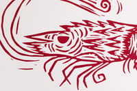 Image 2 of Shrimp Serigraph