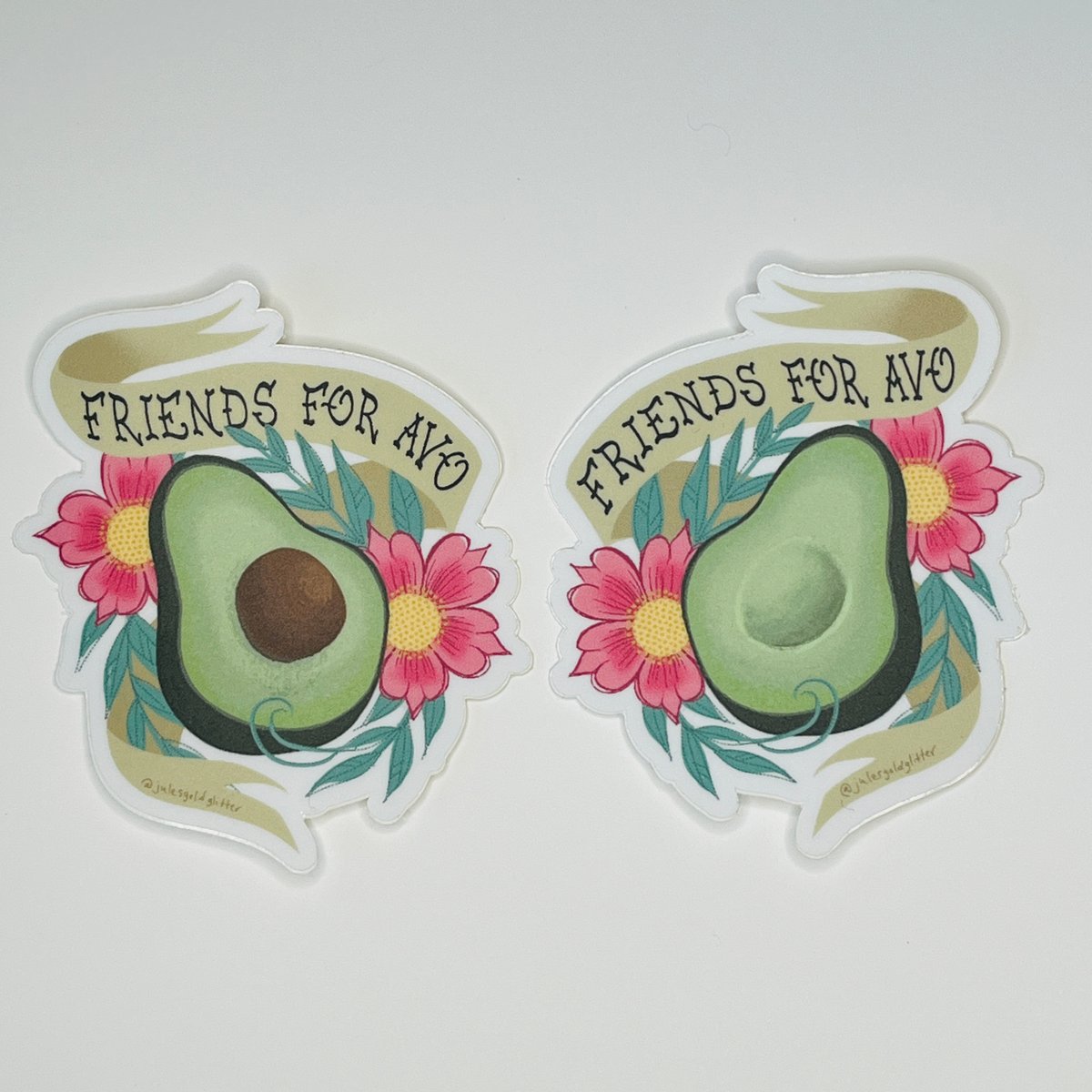 Image of Friends for Avo Sticker Set of 2 