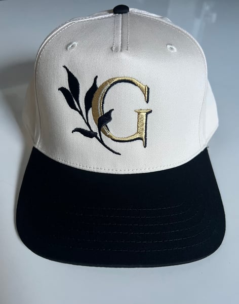 Image of Cream leaves hat