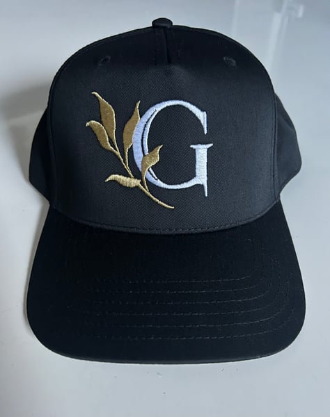 Image of Black leaves hat